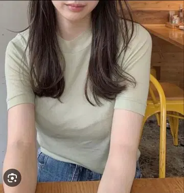 오라리 AURALEE 반팔 T셔츠 민트