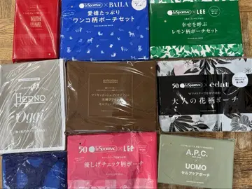 잡지 부록 파우치 & 토트 세트