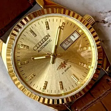 시티즌 오버홀 완료 데이데이트 앤티크 빈티지 70S 골드