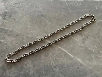 lowbal 리센스 목걸이 실버925 앵커 체인 45cm