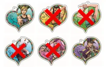 죠죠 스톤 오션 신규 일러스트 아크릴 키링 죠타로 죠린