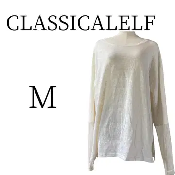 새상품급 CLASSICALELF 클래식 엘프 화이트 긴팔 셔츠 M