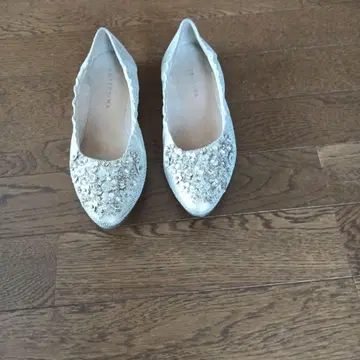 ANTEPRIMA 실버 플랫슈즈