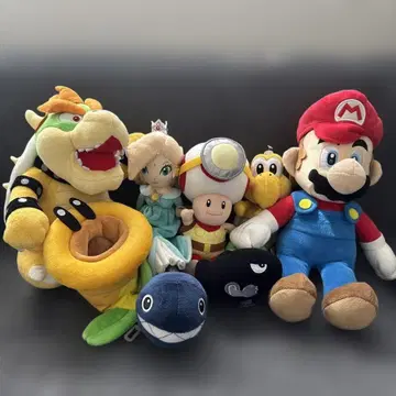 슈퍼 마리오 동료들 봉제 인형 8세트