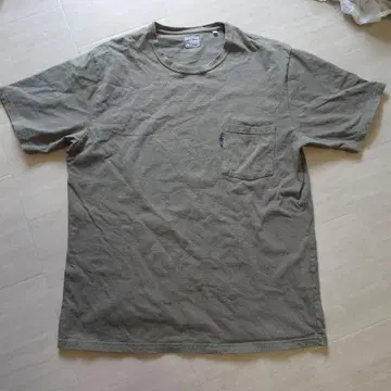 올리브 그린 포켓T셔츠 XL 사이즈(4)