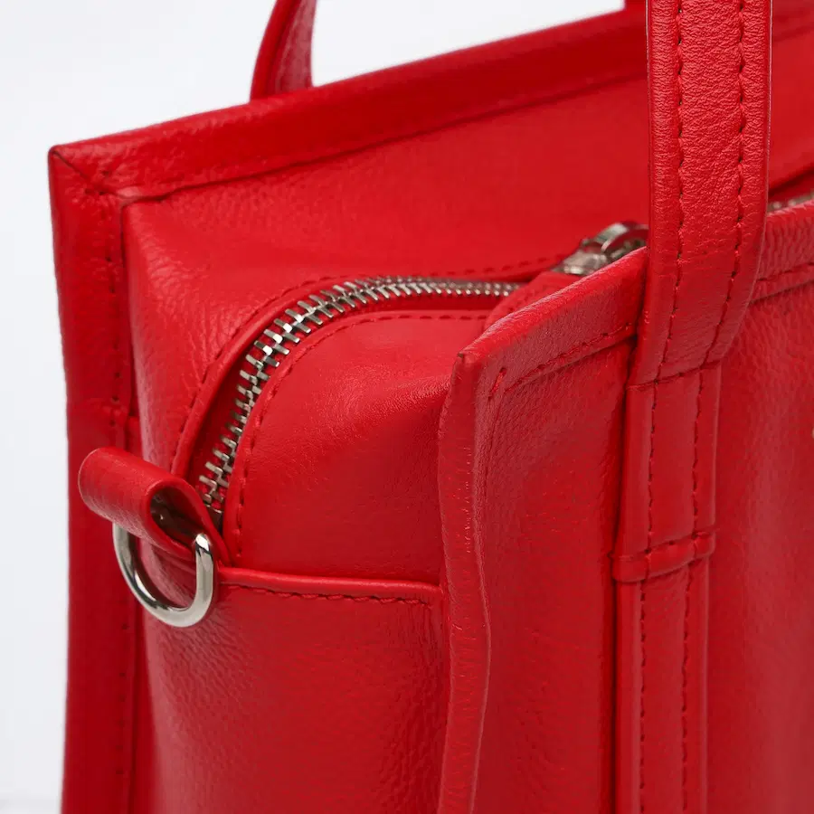 巴黎世家(Balenciaga)Bazar购物袋 XXS 红色