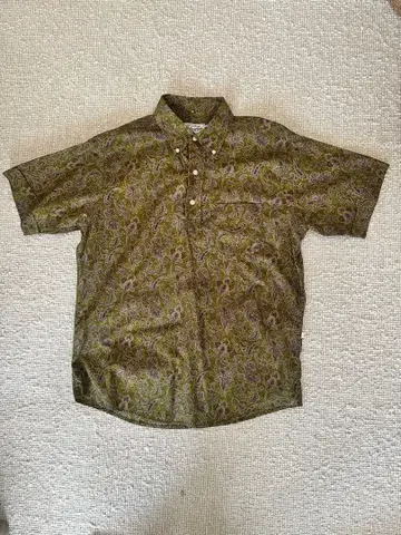 YellowRat 페이즐리 무늬 반팔 셔츠 M