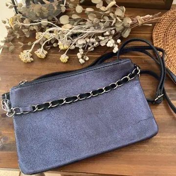 다크 퍼플 숄더백