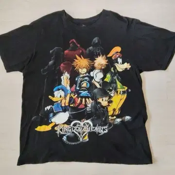 KINGDOM HEARTS 킹덤하츠 애니메이션 T셔츠 디즈니