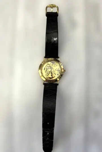 레뷰 토멘 REVUE THOMMEN 양면 스켈레톤 수동 와인딩 가동품