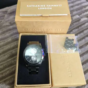 KATHARINE HAMNETT 블랙 손목시계