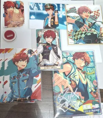 앙스타 아마기 히이로 묶음 판매 엽서 색지 브로마이드