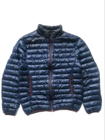 네이비 퀼팅 다운 자켓