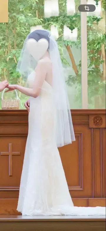 알파 블랑카 라메 믹스 베일