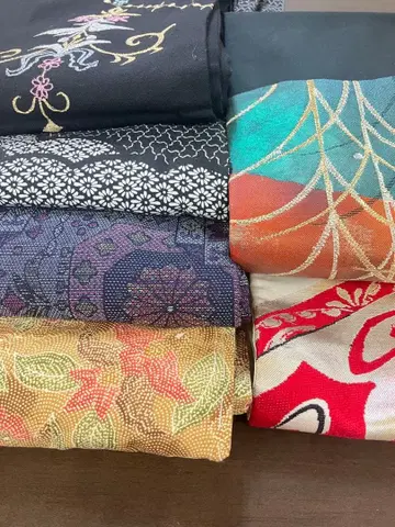 기모노, 나고야 오비, 겉옷 6점 세트