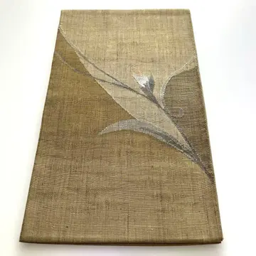 여름 후쿠로 오비 베이지 꽃무늬 올 시즌 특오