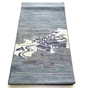 여름 후쿠로 오비 풍경 무늬 블루 계열 올 시즌 특가