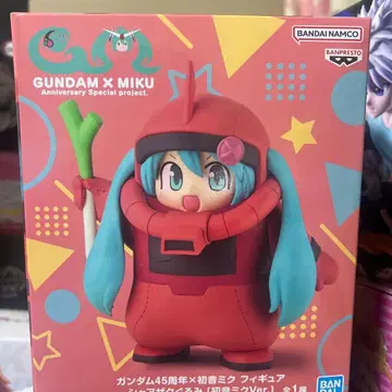 GUNDAM x MIKU 샤아 자쿠 인형 하츠네 미쿠 ver.