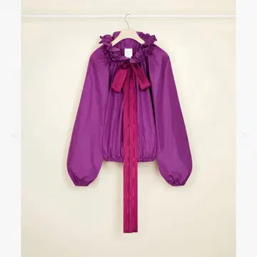 [ 새상품급 ] PATOU 타프타 블라우스 퍼플