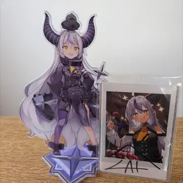 생일 기념 라프라스 다크니스 아크릴 스탠드 친필 사인 폴라로이드풍 카드