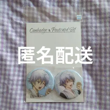 은혼 사카타 긴코 사카타 긴토키 AGF 캔뱃지&엽서 세트