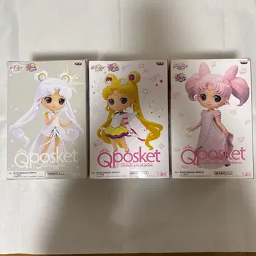 세일러문 Qposket 피규어 3체 세트