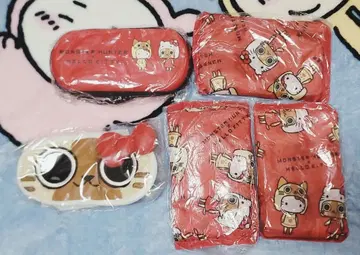 [레어] 헬로키티 아이루 EVA 파우치 안대 에코백 5종 세트