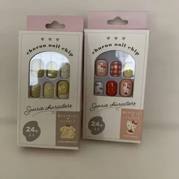 산리오 캐릭터 네일 칩 24개입