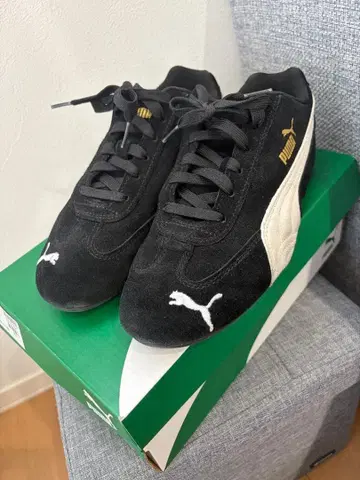 푸마 스피도캣 OG 블랙 스웨이드 25.5