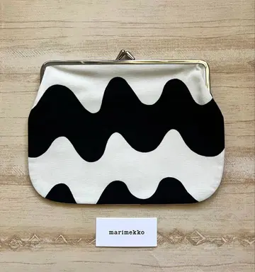 [미사용 새상품] 마리메꼬 marimekko 가마구치 파우치 로키 갈매기
