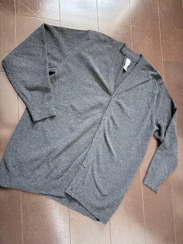 YAECA CONTEMPO 다크 그레이 가디건 M