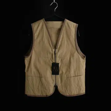 레어 미사용 RICO 지퍼 베스트 샘플