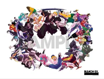 [ 미사용 새상품 ] BLEACH B2 포스터 원화전 신작 일러스트