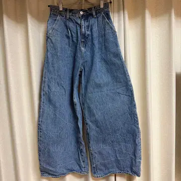 마우지 와이드 데님 팬츠