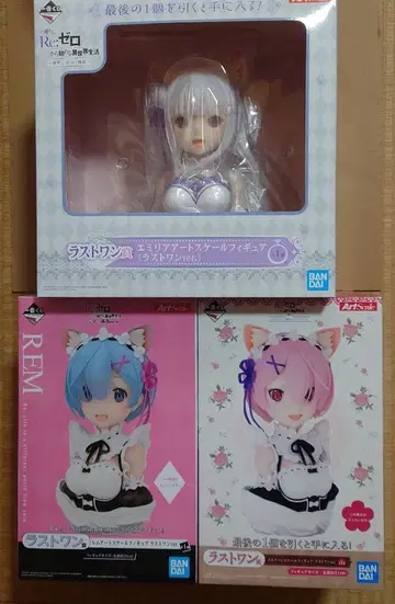 리제로 아트 스케일 피규어 라스트 원 ver. 세트