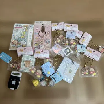 새상품 산엑스 2023년 출시 리락쿠마 스밋코 기타 키링