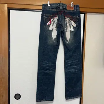 00s geronimo 다크 블루 데님 팬츠 y2k 그런지 아카이브