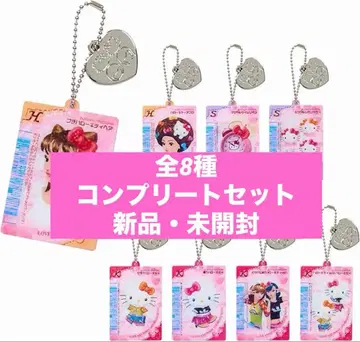 산리오 오샤레마녀 라브베리 헬로키티 시크릿 참&카드