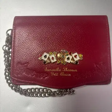 사만다 타바사 트위스테 하츠라비율 2단 접이식 패스 케이스 패스 케이스