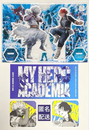 나의 히어로 아카데미아 원화전 콜라보 카페 아크릴 피규어 코스터