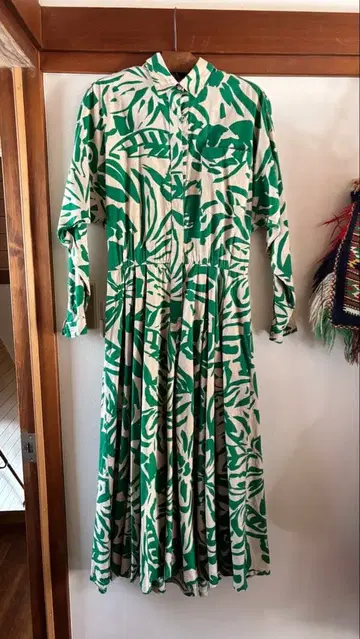 80s Liz Claiborne 꽃무늬 롱 원피스