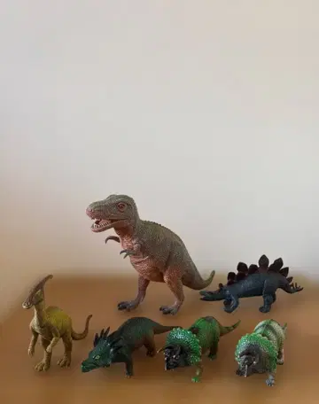 공룡 레트로 빈티지 피규어 세트 6체