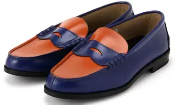 KENFORD Loafer BLUE x ORANGE 26.0cm