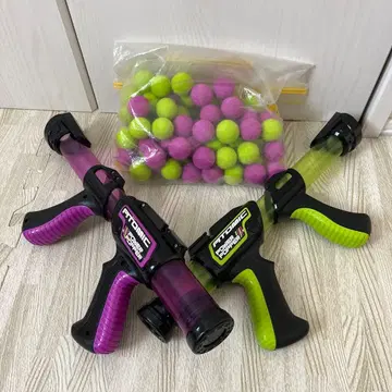 Atomic Power Popper (공기총 완구) 2정 세트 공 포함