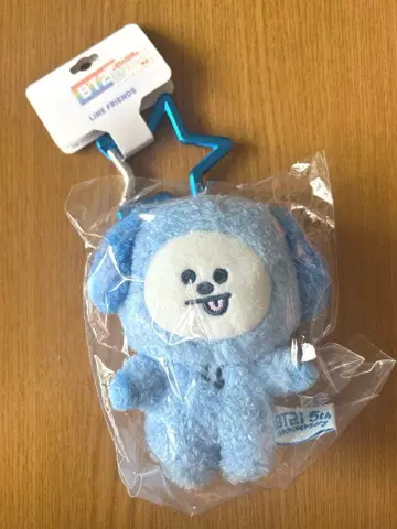 BT21 5주년 기념 레인보우 컬러 마스코트 블루 CHIMMY