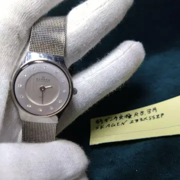 작동품 SKAGEN 233XSSZP 아날로그 여성용 손목시계