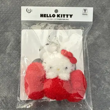 산리오 키티 참 한국 한정판 tmoney 봉제 인형형 교통카드