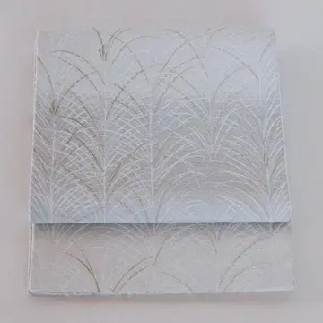 니시진 비단 후쿠로 오비 순수 실크 대왕송 길상 문양