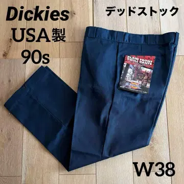 90s USA제 디키즈 874 새상품 W38 네이비 데드스탁