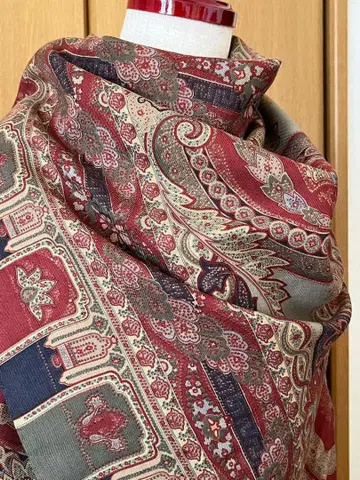 [ ETRO ] 에트로 페이즐리 무늬 대형 스톨 숄